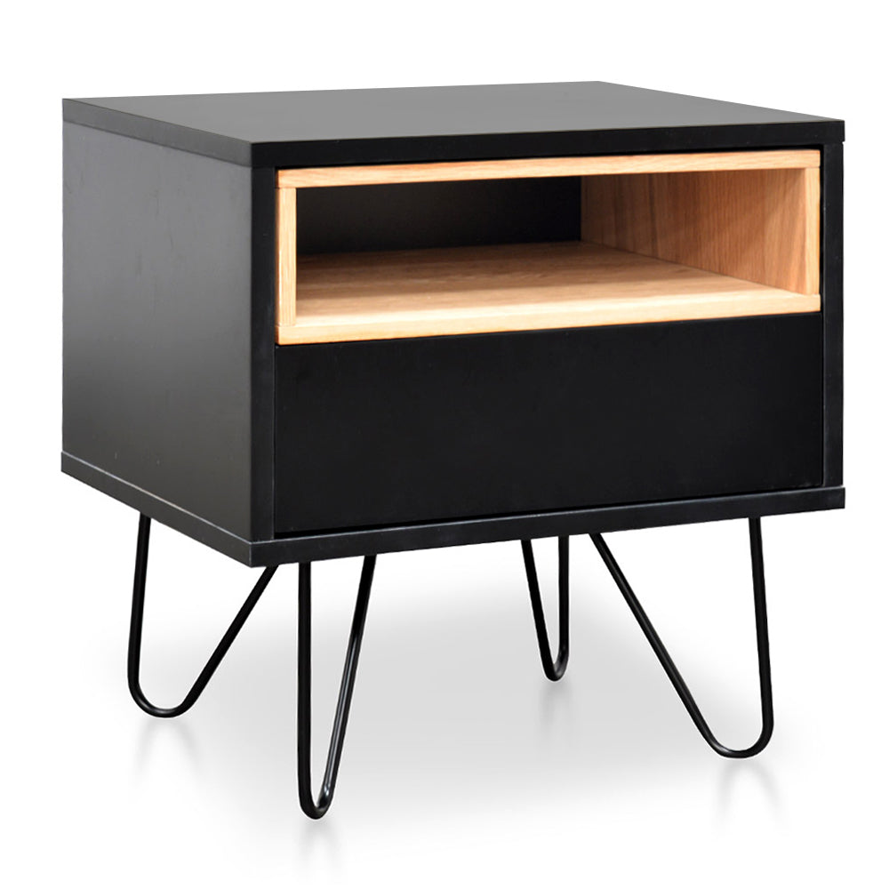 Bedside Table | Black | Myka Home - View 4