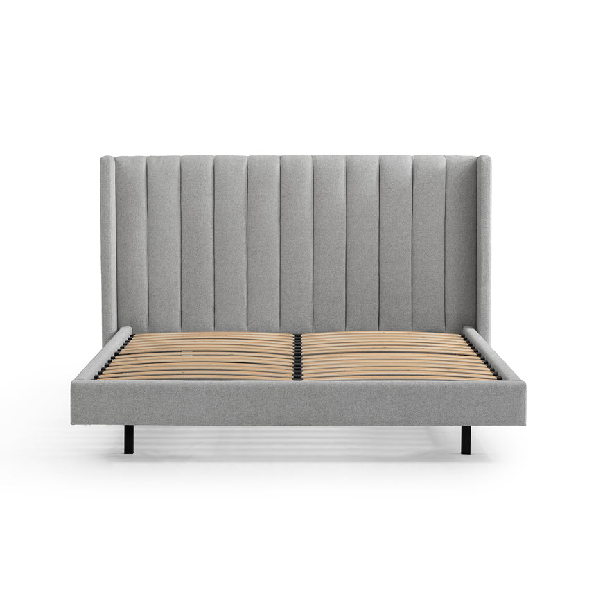King Bed Frame - Spec Grey - View 4