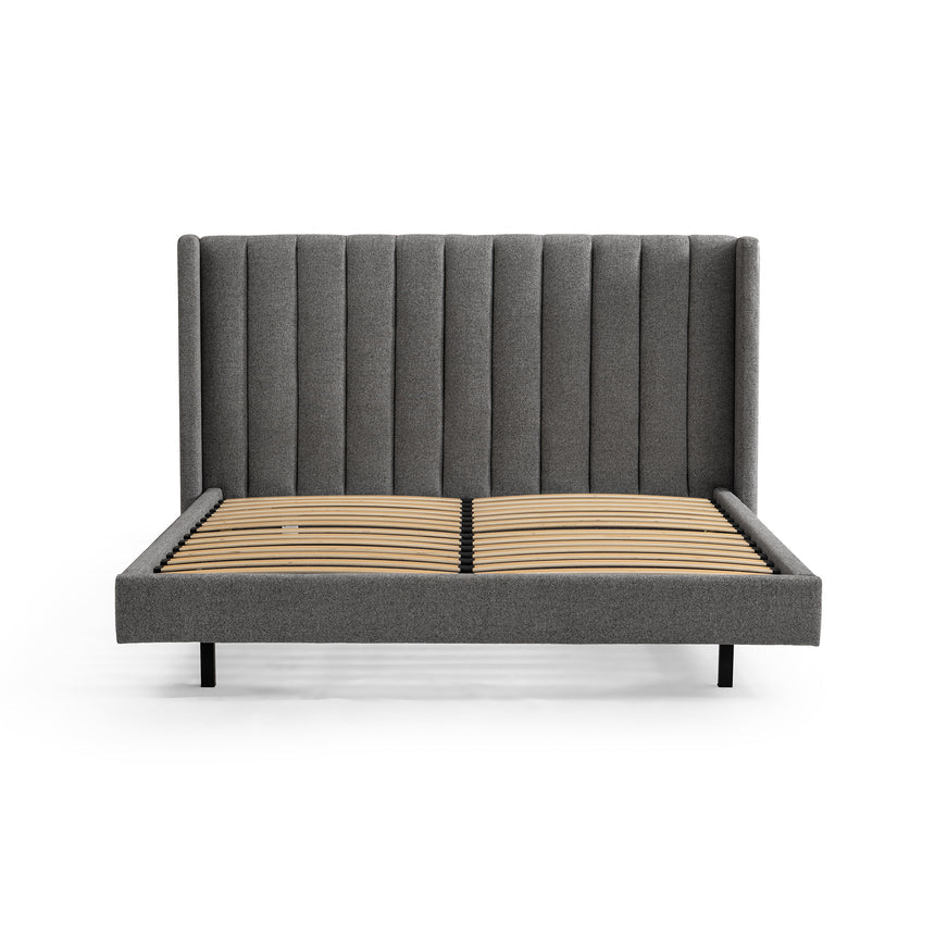 King Bed Frame - Spec Charcoal - View 4