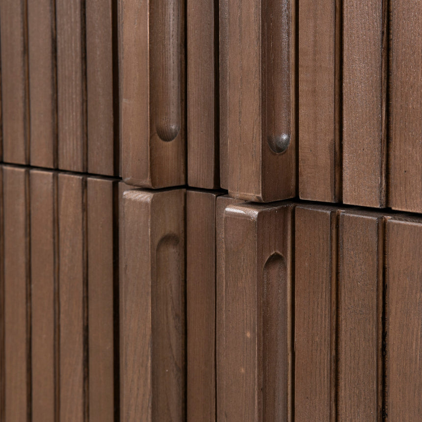 6 Drawer Wooden Chest - Walnut - View 16