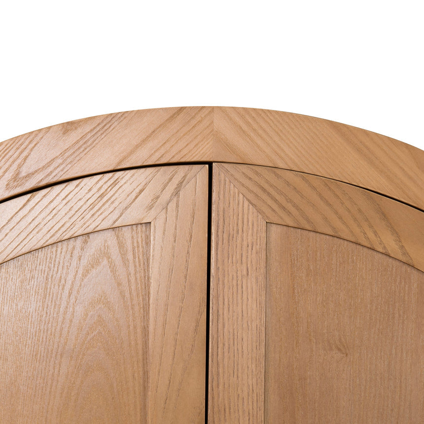1.83m (H) Ash Curve Cabinet - Natural - View 14