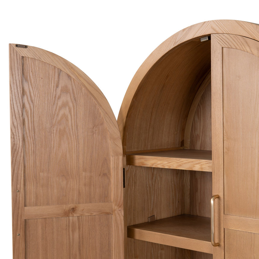 1.83m (H) Ash Curve Cabinet - Natural - View 15