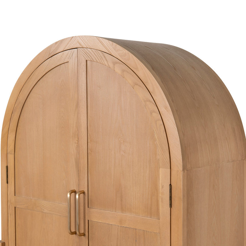 1.83m (H) Ash Curve Cabinet - Natural - View 8