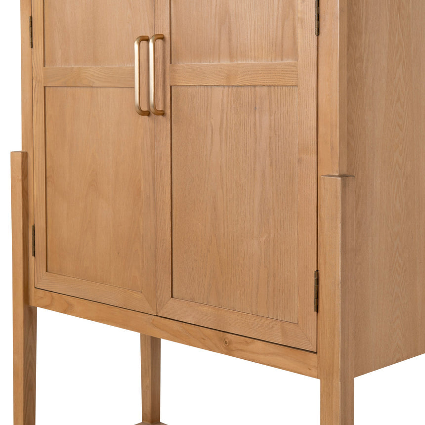 1.83m (H) Ash Curve Cabinet - Natural - View 9