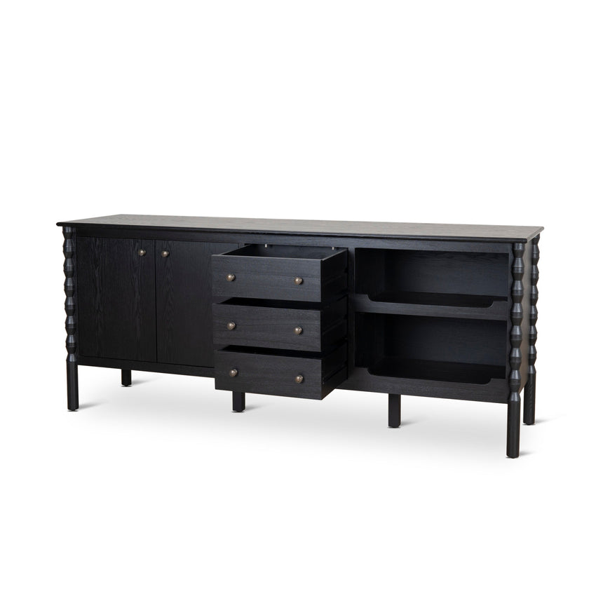 1.9m Sideboard - Black - View 5