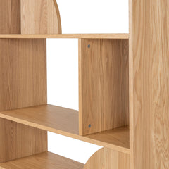 CDT10066-KD 1.6m (H) Book Shelf - Natural