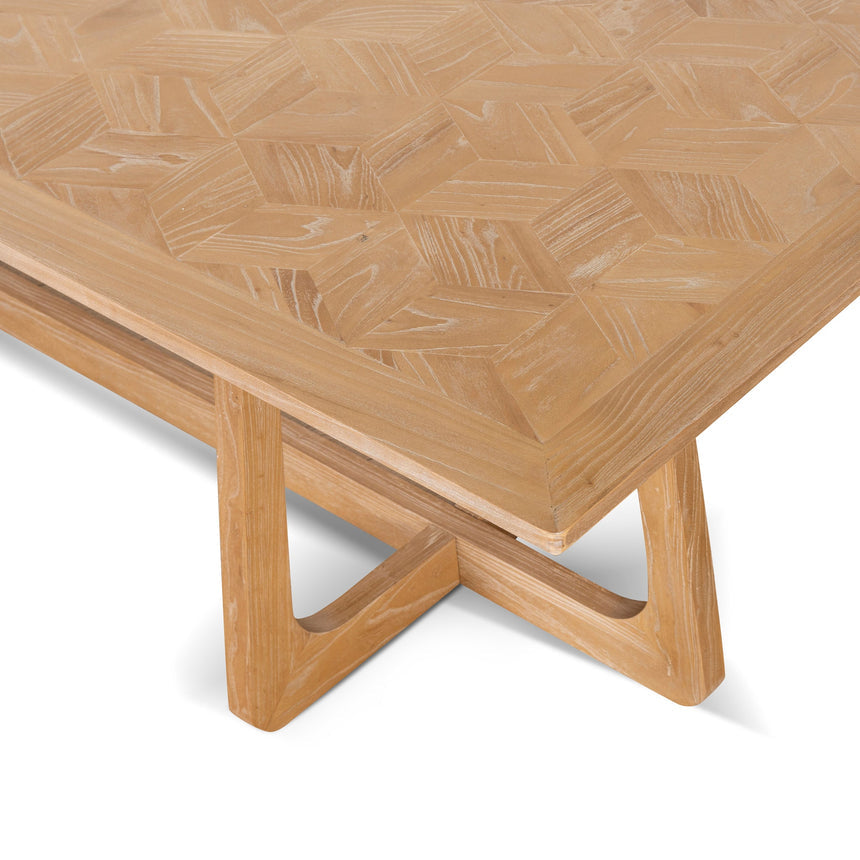 2.4m Oak Dining Table - Natural - View 6