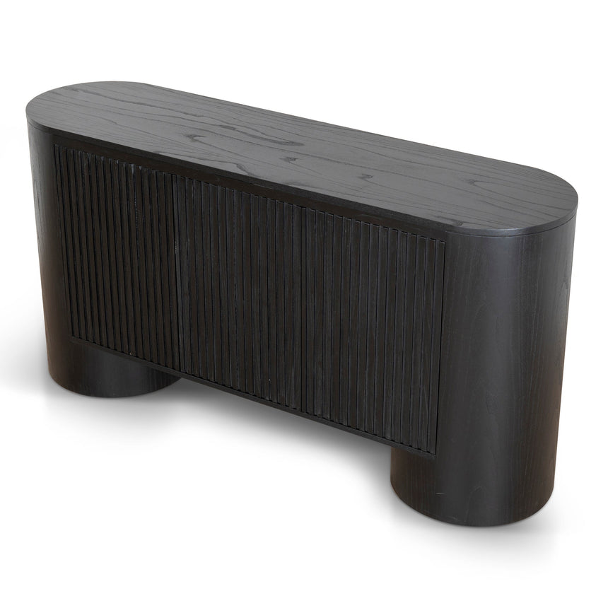 1.68m Sideboard - Full Black - View 3
