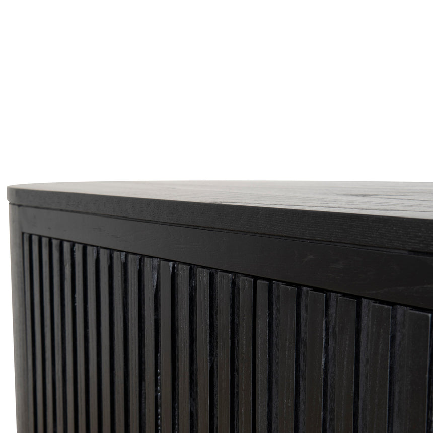 1.68m Sideboard - Full Black - View 9