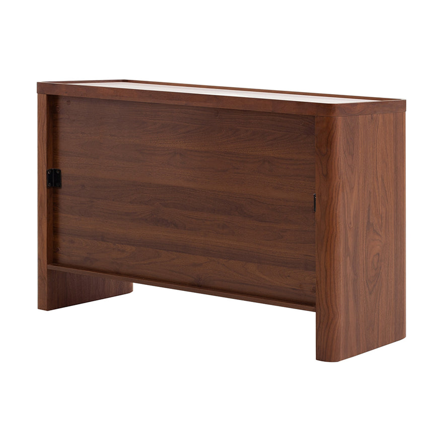 Glass Top Chest of Drawer - Walnut - View 3
