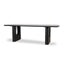 2.4M Recycled Fir Dining Table | Full Black | Myka Home