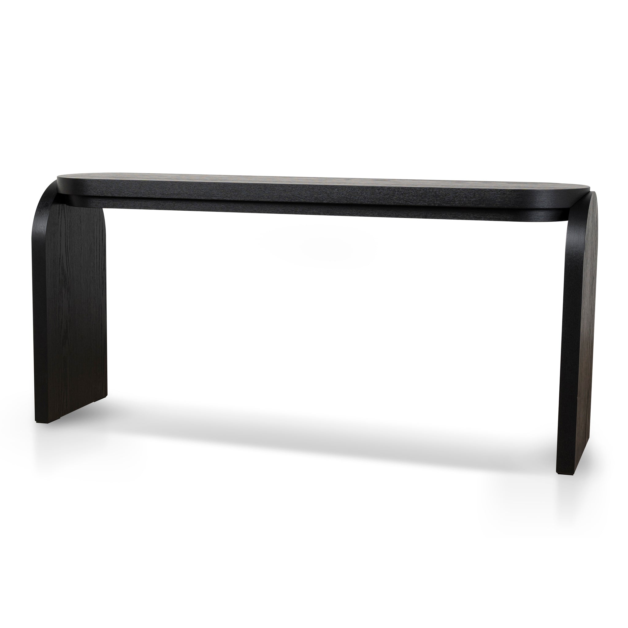 1.7M Console Table | Textured Espresso Black | Myka Home