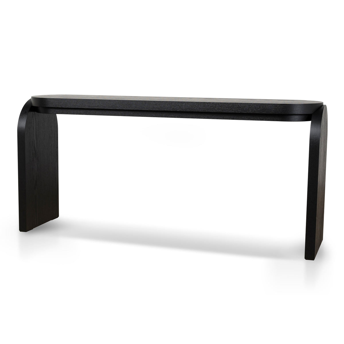 1.7M Console Table | Textured Espresso Black | Myka Home