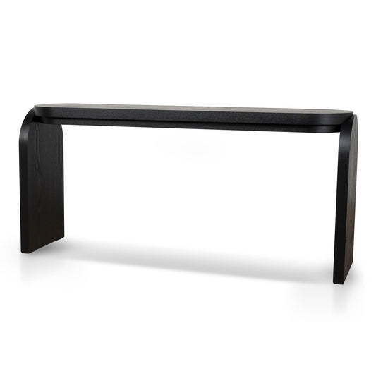 1.7M Console Table | Textured Espresso Black | Myka Home
