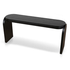 1.7M Console Table | Textured Espresso Black | Myka Home