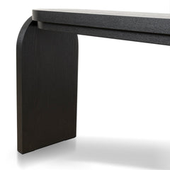 1.7M Console Table | Textured Espresso Black | Myka Home