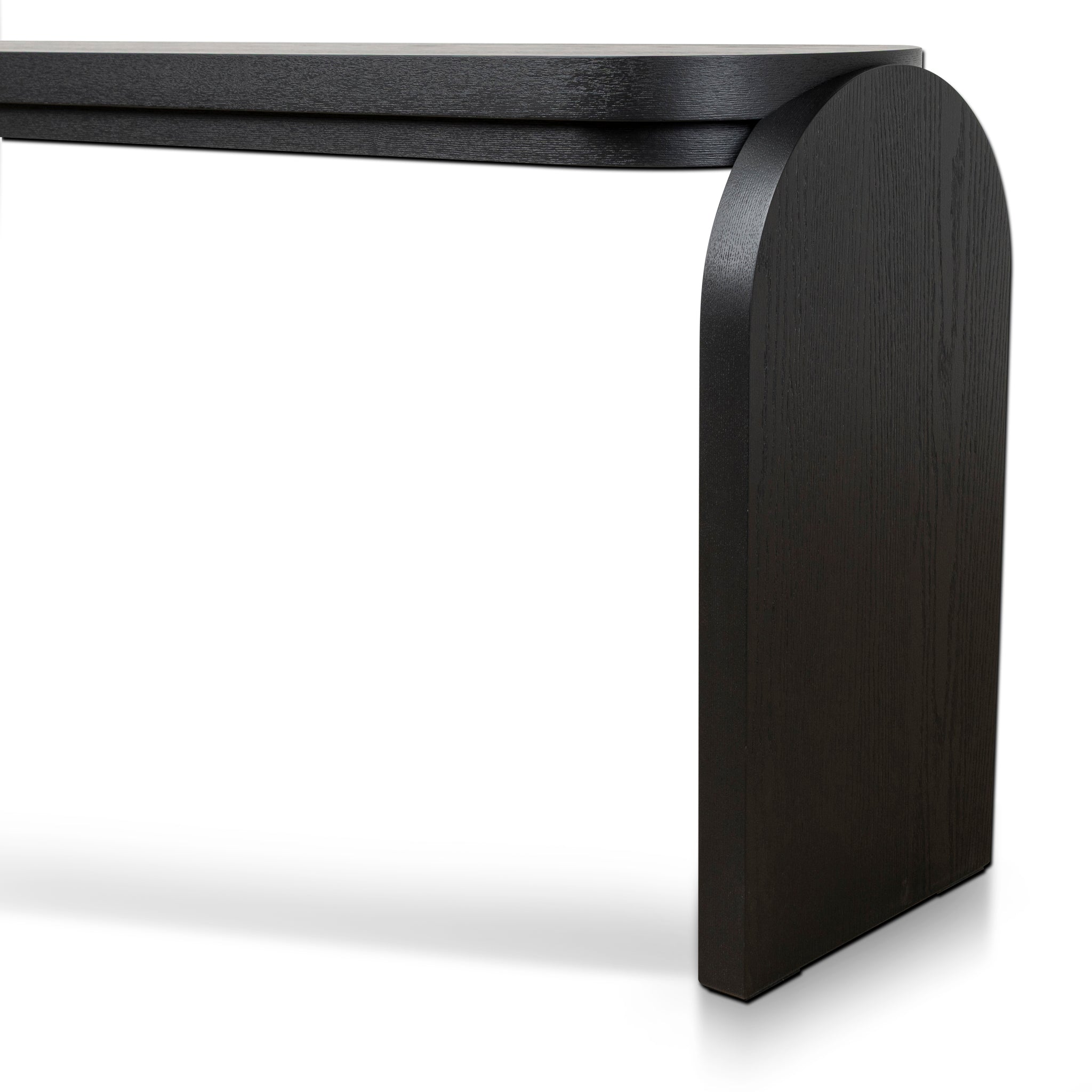 1.7M Console Table | Textured Espresso Black | Myka Home