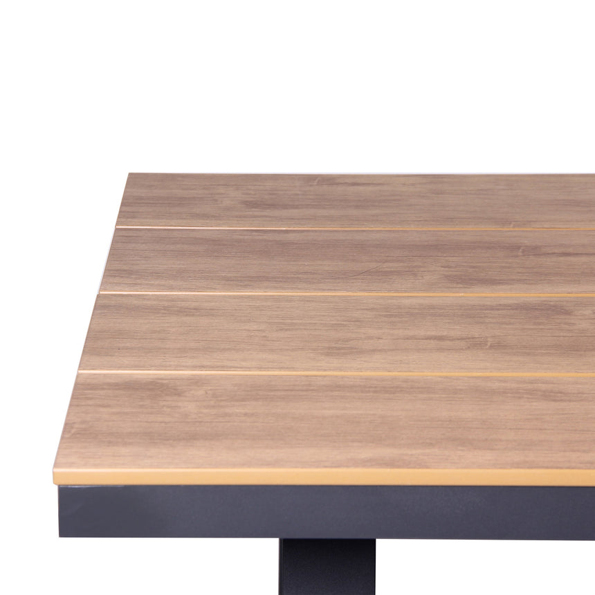 1.8m Charcoal Outdoor Dining Table - Natural - View 8