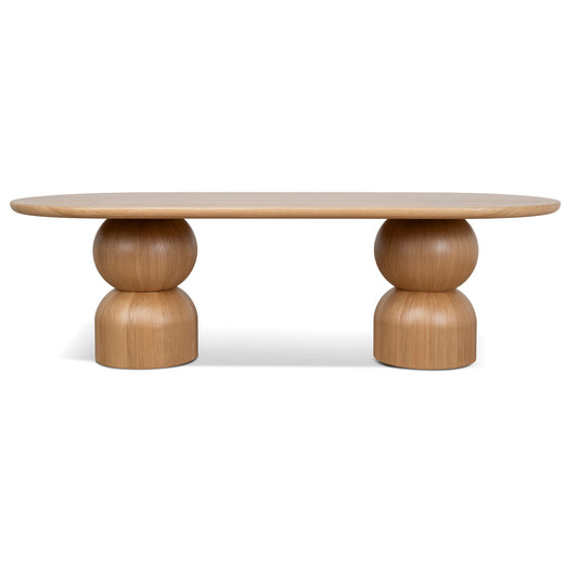 2.5m Dining Table | Natural | Myka Home