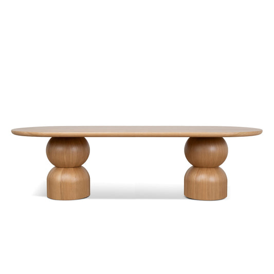 2.8m Dining Table | Natural | Myka Home