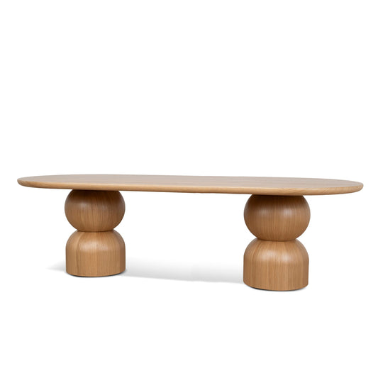 2.8m Dining Table | Natural | Myka Home