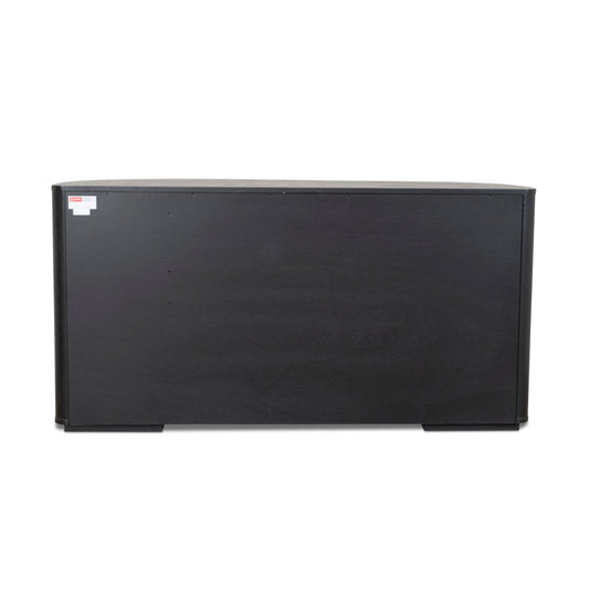 1.55M Rattan Home Office Desk | Full Black | Myka Home