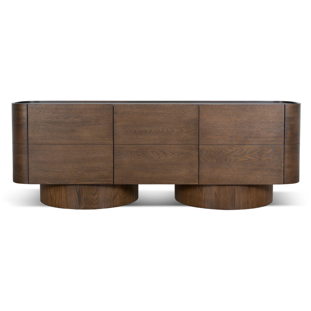 2.2m Buffet Unit | Caramel Oak | Myka Home - View 2
