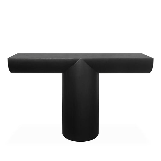 1.3m Console Table | Textured Espresso Black | Myka Home