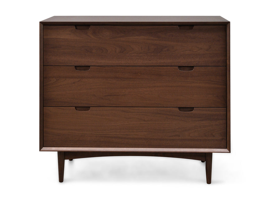 3 Drawer Chest - Walnut - View 2