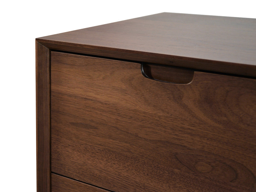 3 Drawer Chest - Walnut - View 4