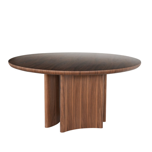 1.5M Round Dining Table | Walnut | Myka Home
