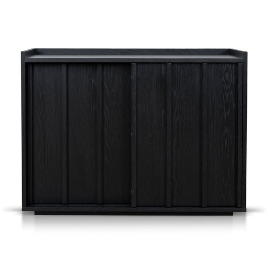 100cm Sideboard Unit | Full Black | Myka Home