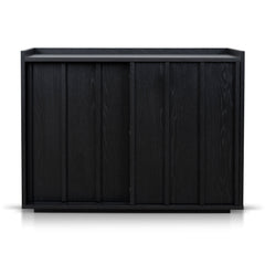 100cm Sideboard Unit | Full Black | Myka Home