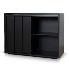 100cm Sideboard Unit | Full Black | Myka Home
