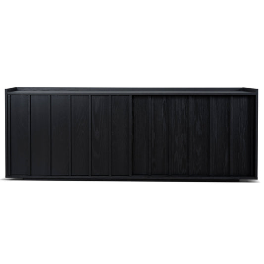 2m Sideboard Unit | Full Black | Myka Home