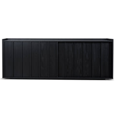 2m Sideboard Unit | Full Black | Myka Home