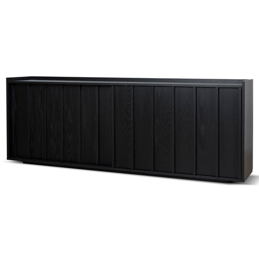 2m Sideboard Unit | Full Black | Myka Home