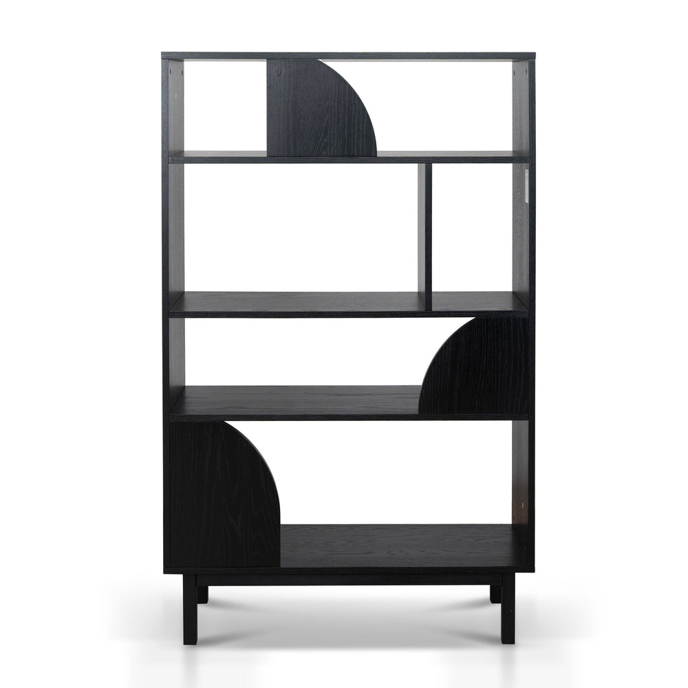 160cm (H) Book Shelf | Full Black | Myka Home - View 2