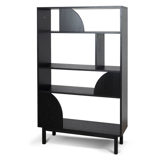 160cm (H) Book Shelf | Full Black | Myka Home