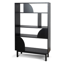 160cm (H) Book Shelf | Full Black | Myka Home