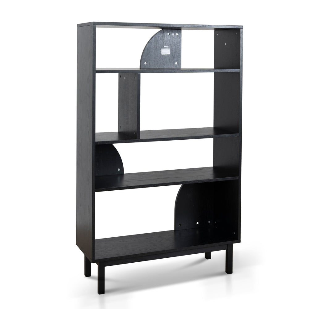 160cm (H) Book Shelf | Full Black | Myka Home - View 4