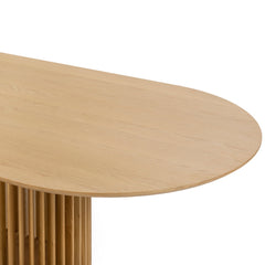 2.8m Oval Dining Table | Natural | Myka Home