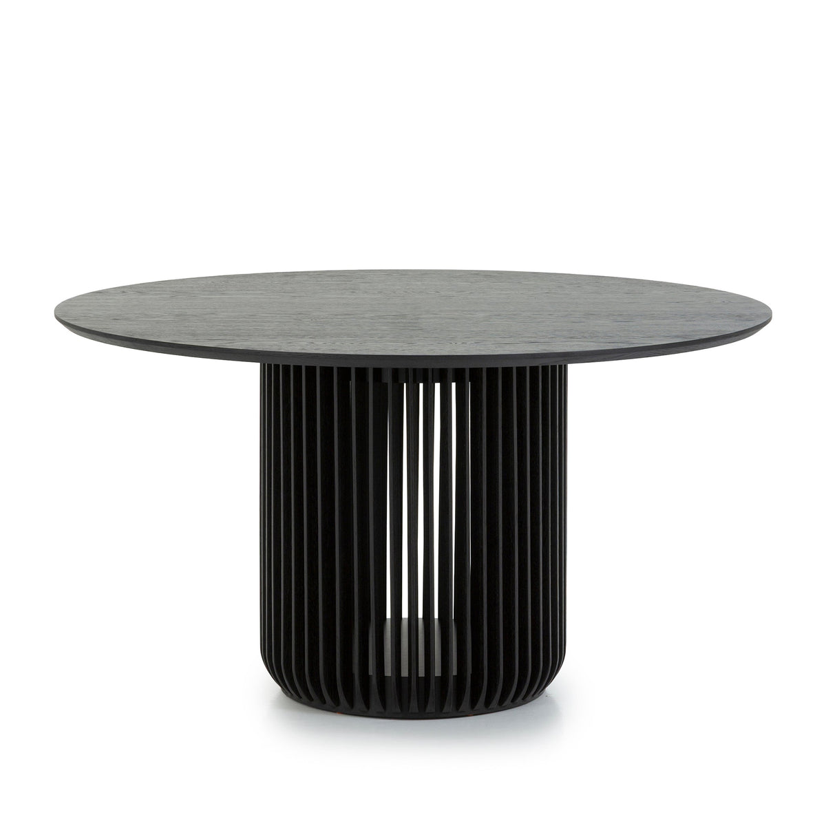 1.4m Round Dining Table | Black Stain | Myka Home