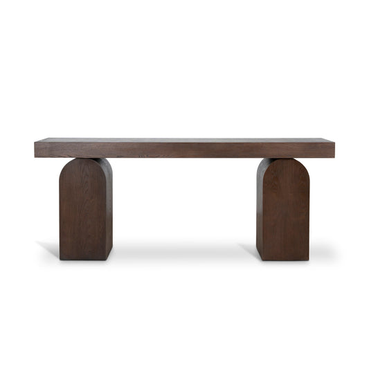 1.9m New Elm Console Table | Walnut | Myka Home