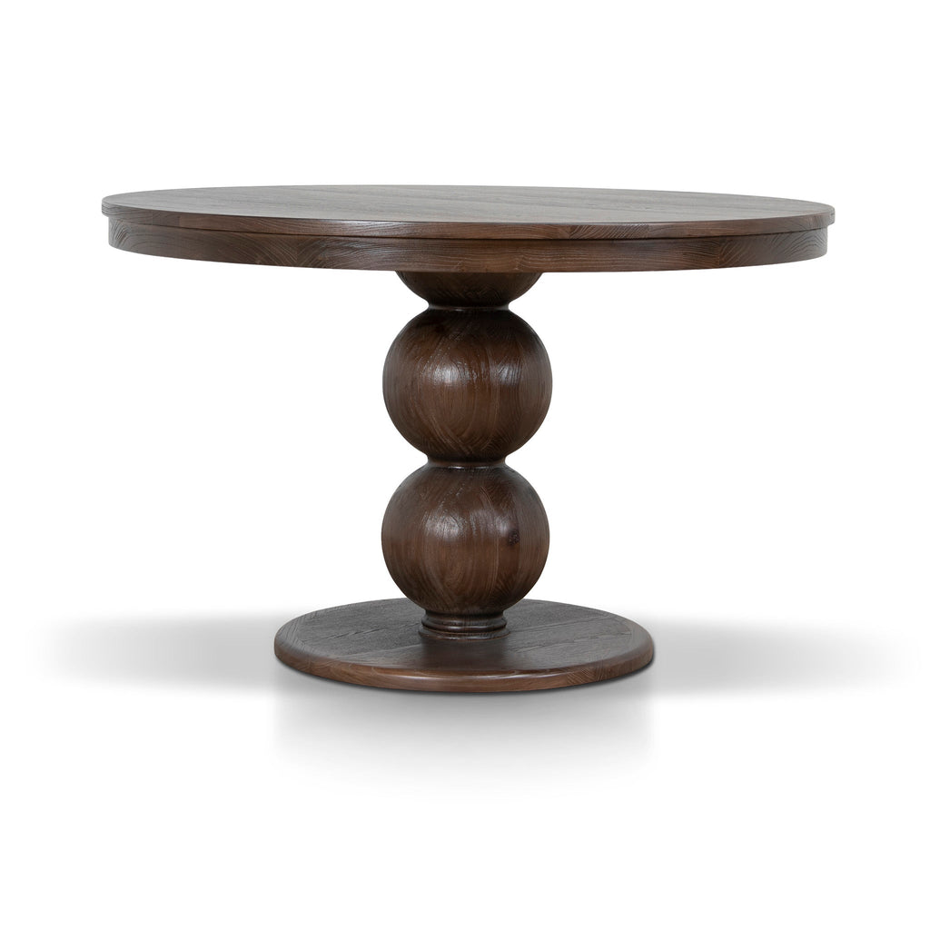 1.2M Round Elm Dining Table | Walnut | Myka Home