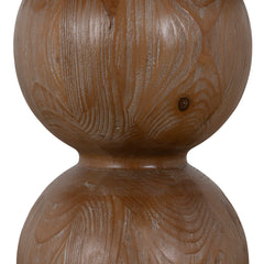 120cm Round Elm Dining Table | Natural | Myka Home