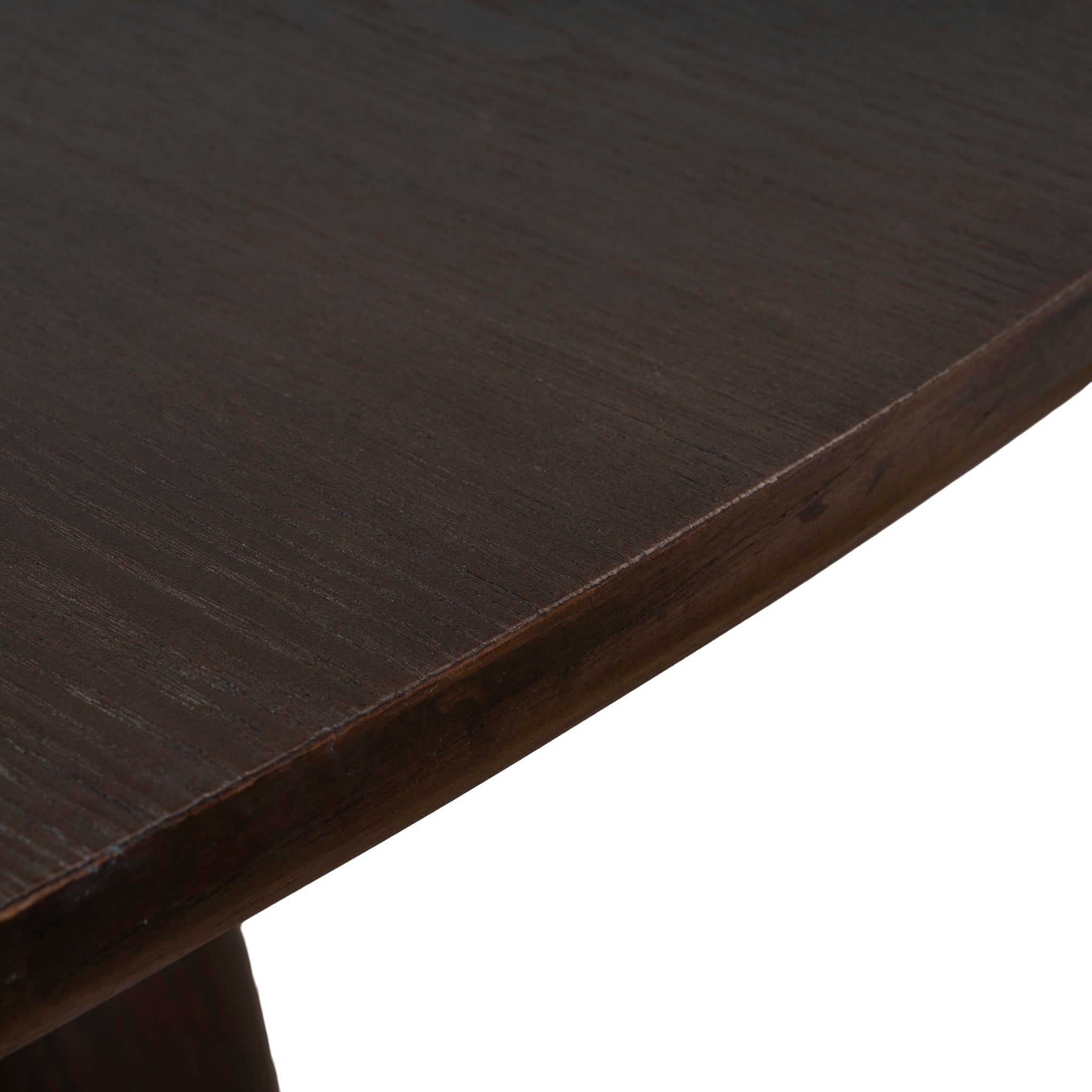 2.2m Elm Dining Table | Walnut | Myka Home - View 5
