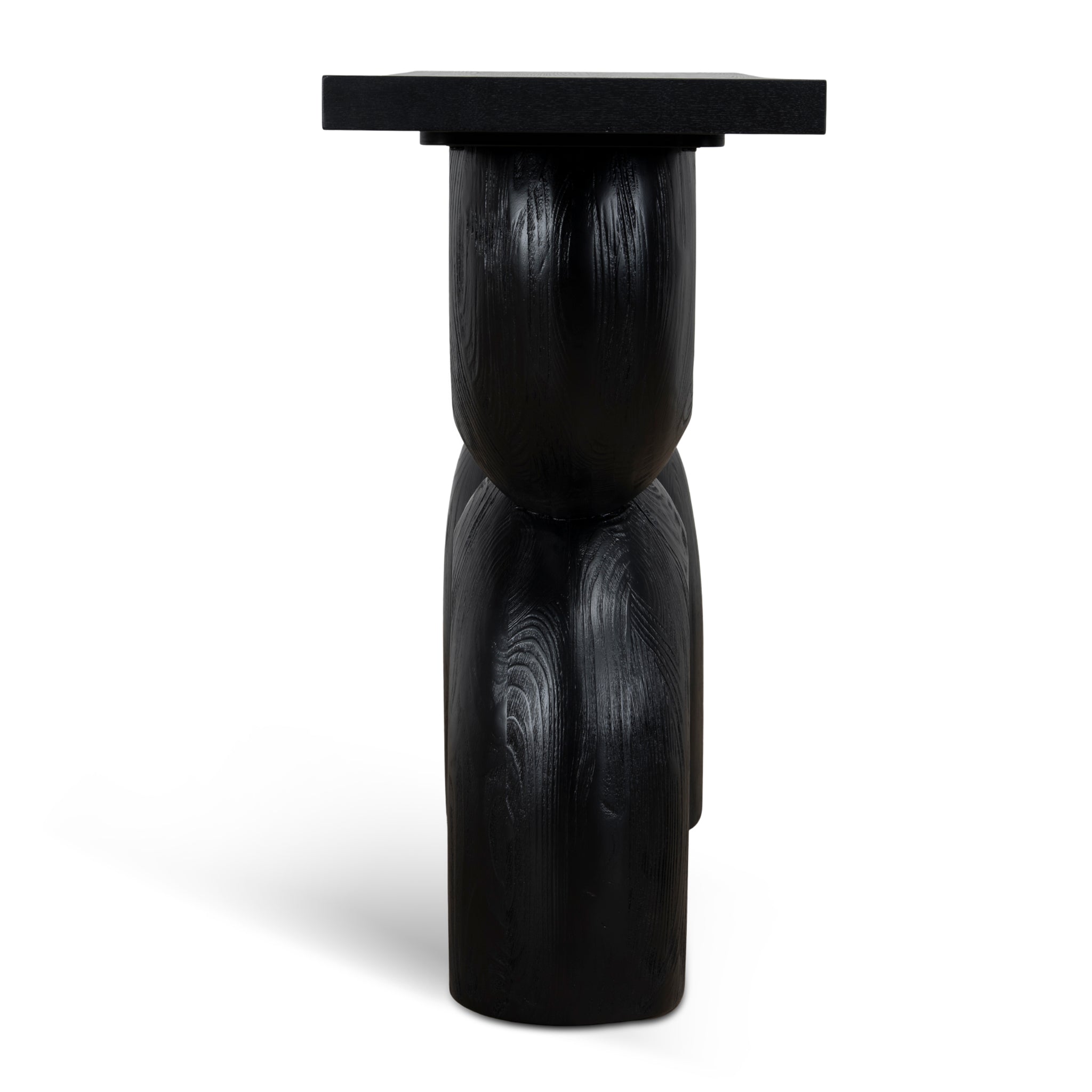 160cm Elm Console Table | Full Black | Myka Home - View 3