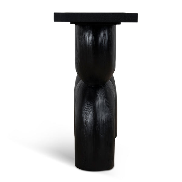160cm Elm Console Table | Full Black | Myka Home - View 3