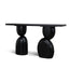 160cm Elm Console Table | Full Black | Myka Home